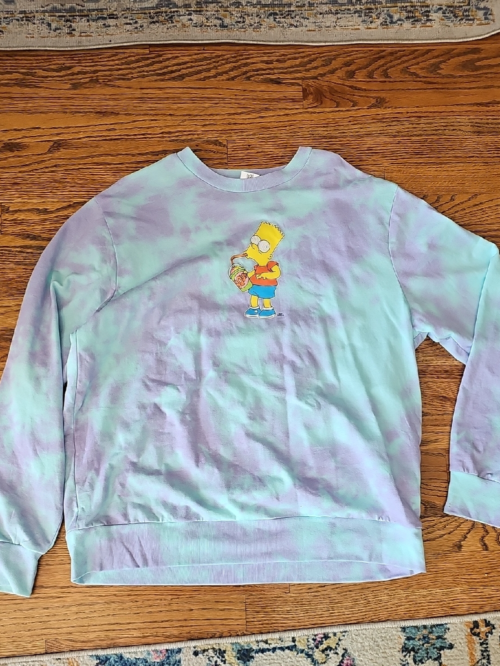 Mens Bart Simpson Pullover Size XL